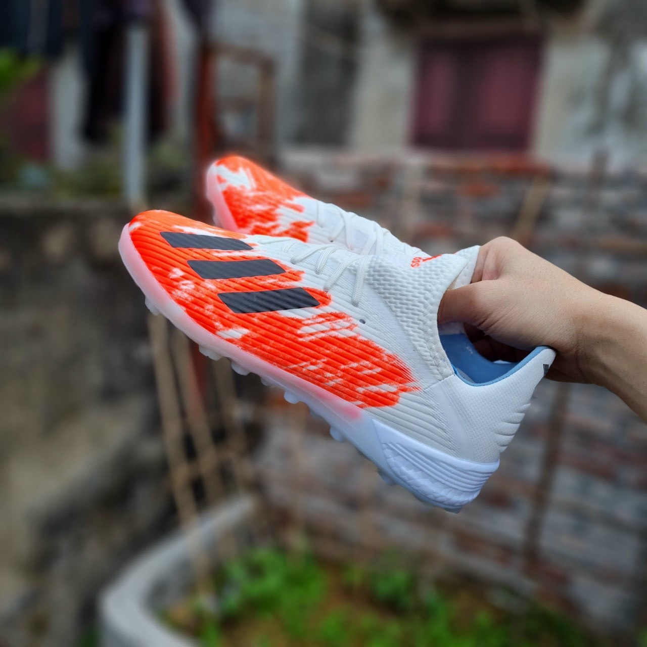 Giày Bóng Đá Adidas X19.1 Đỏ Trắng TF - Hình ảnh 4