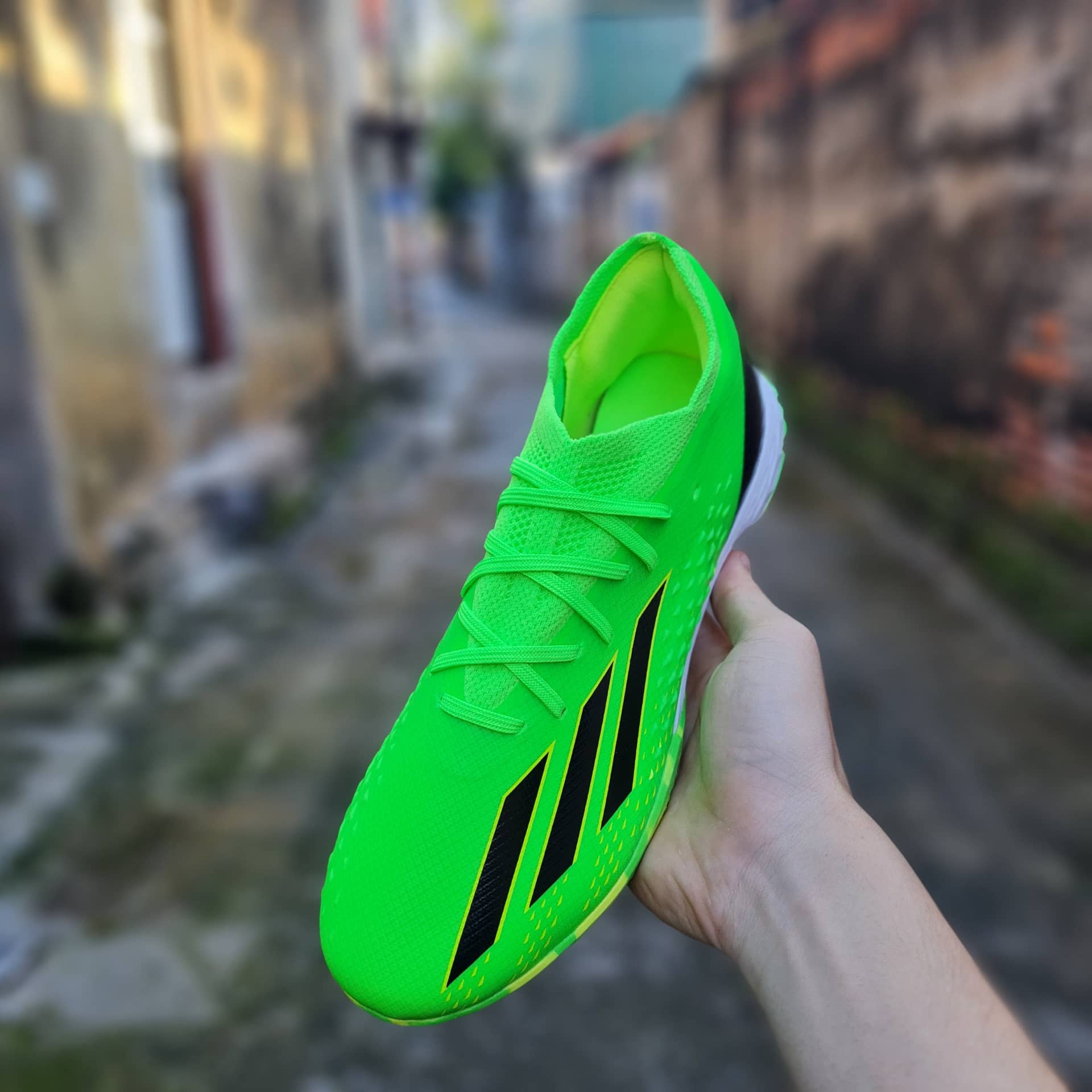 Giày Bóng Đá TQ Adidas X Speedportal.1 Xanh Sọc Đen TF - Hình ảnh 6