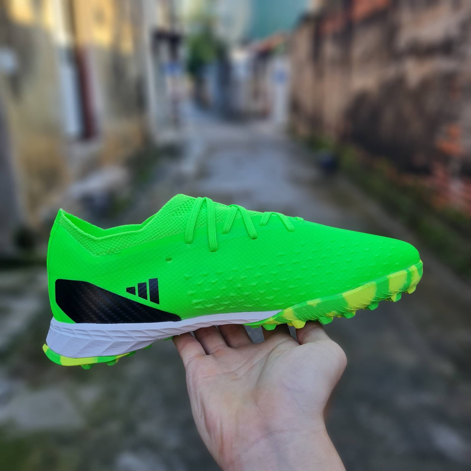 Giày Bóng Đá TQ Adidas X Speedportal.1 Xanh Sọc Đen TF - Hình ảnh 5