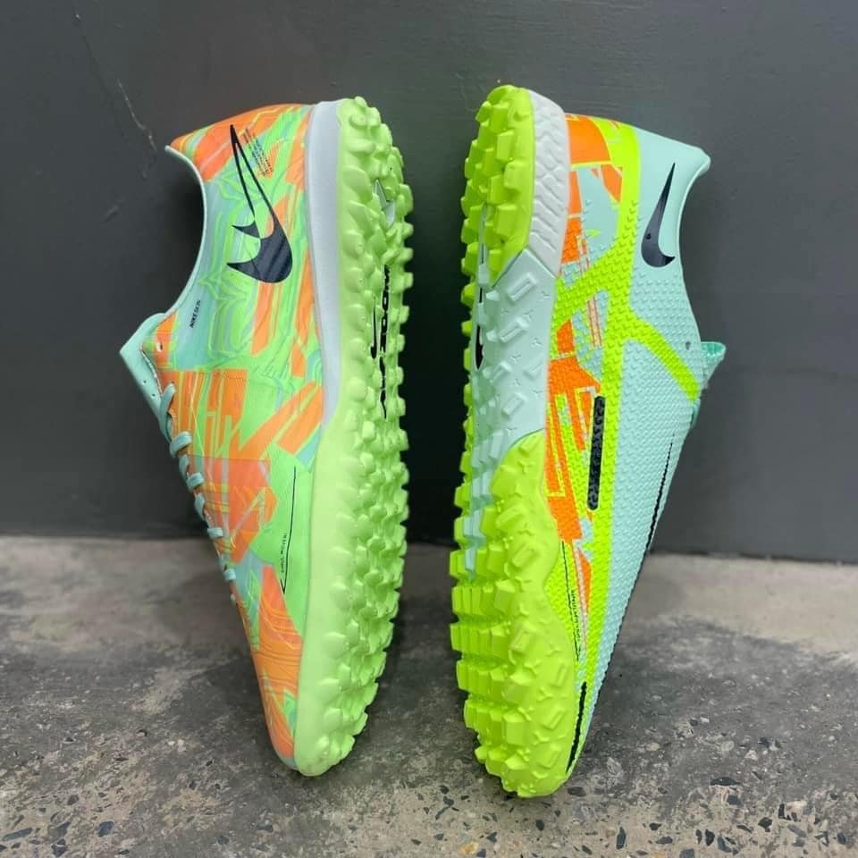 Giày Bóng Đá Nike Phantom GT2 Pro Xanh Chuối TF - Hình ảnh 3