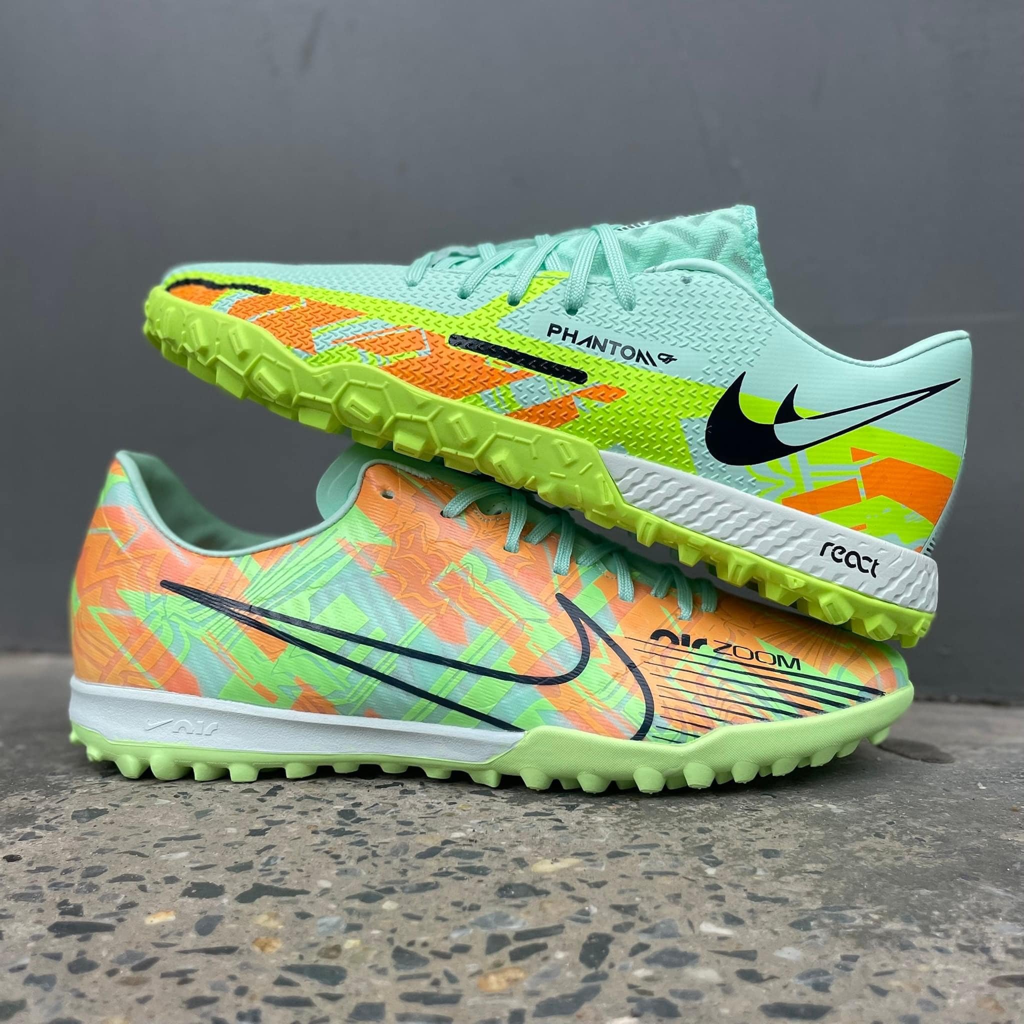 Giày Bóng Đá Nike Phantom GT2 Pro Xanh Chuối TF - Hình ảnh 6